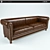 Sleek LONDON Sofa 3D model small image 1