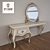 Baroque Ivory Dressing Table with Handcrafted Details 3D model small image 1