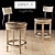 Twilight Bay Dalton Counter Stool 3D model small image 1