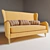 Greta Cosmorelax Double Sofa - Comfortable and Stylish 3D model small image 2
