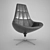 Luxury Leather Armchair: Boconcept Boston 3D model small image 1