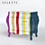Seletti Trip 3-Drawer Chest 3D model small image 1