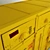 Industrial Loft Yellow Dresser 3D model small image 3