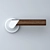 ModernSlice Door Handle 3D model small image 1