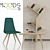 Modern Mobitec Systems SA Mood Collection: Chair, Table, Shelf 3D model small image 1