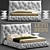 Pianca Bed: Polys 922, Verts 469 3D model small image 1