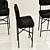 Tessa Bar Stool: Sleek and Functional 3D model small image 1