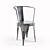 Industrial Iron Chair: Nasdaq 3D model small image 1