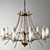 Bamboo Breeze Chandelier 3D model small image 1