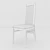 Elegant Upholstered Chair 3D model small image 3