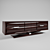 Classic Style TV Stand - JendyCarlo Lucky 3D model small image 1