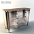 Elegant Portobello Serpentine Chest 3D model small image 1
