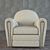 Cozy Chic Armchair: DUNCAN 3D model small image 1