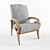 Elegant Busatto Art. CO315 Chair 3D model small image 1