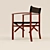 Title: Foldable Ciara Chair: Stylish and Space-Saving 3D model small image 2