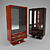 Classic Style Display Cabinet 3D model small image 1