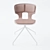 Erice Pad Chair - Minimalist Elegance 3D model small image 2