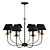 Elegant Crystal Chandelier 3D model small image 3