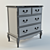 Belvedere Color Dresser: Elegant and Versatile Storage Solution 3D model small image 2