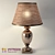 Bronze Ceramic Table Lamp 3D model small image 1