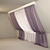 Attic Elegance: Curtain & Blinds 3D model small image 1