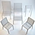 Magis Striped Collection: Versatile and Stylish Stacking Chairs 3D model small image 2