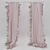 Chic Ruffled Curtain 3D model small image 1