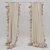 Chic Ruffled Curtain 3D model small image 3