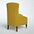 Cozy Bliss: "Aurora" Armchair 3D model small image 3