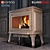 Eurokom Richard Cast Iron Stove 3D model small image 1