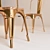 Elegant Marais Wood Chair 3D model small image 2