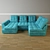 Modular Sofa Epsilon 12 by Furniture Manufacture 3D model small image 1