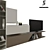 Italian Wall Unit: FAST KUBE & FREE by SANTAROSSA 3D model small image 2