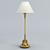 Bejorama Cibeles 2142: Timelessly Chic Brass Lamp 3D model small image 1