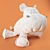 Cuddly Cow Plush 3D model small image 3