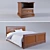  "Walnut Dream" Bedroom Set 3D model small image 2