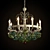 Elegant Tredici Design Chandelier 3D model small image 1