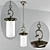 Italian Style Hanging Pendant Light 3D model small image 1