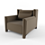 Elegant Promemoria Chair 3D model small image 1