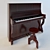 Elegant Rostov-Don Piano Set 3D model small image 1