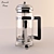 Elegant French Press for Rich Coffee 3D model small image 1
