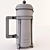 Elegant French Press for Rich Coffee 3D model small image 3