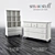 SmartStuff Bookcase and Drawer Combo 3D model small image 1