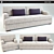 Elegant NYC Sofa Set 3D model small image 1