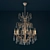 Elegant Victoria Chandelier: Embrace Luxury 3D model small image 2