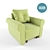 Classic Comfort Vega Chair 3D model small image 2