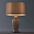 Modern Black Table Lamp 3D model small image 1