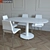 Multi-functional Extendable Dining Table EXTRA + SHEILA Chair 3D model small image 1