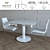 Multi-functional Extendable Dining Table EXTRA + SHEILA Chair 3D model small image 2