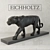Elegant Eichholtz Panther Sculpture 3D model small image 1